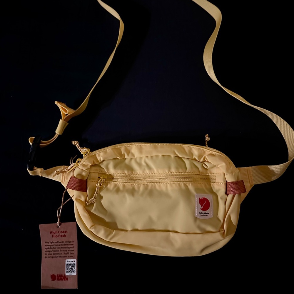 Fjallraven High Coast Hip Pack Bag in Soft Yellow